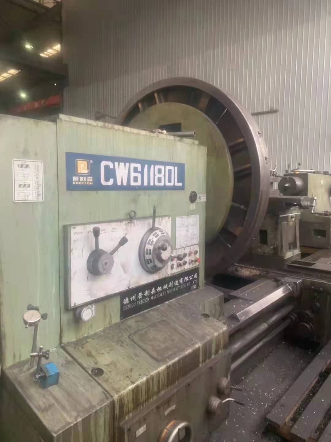 转让二手普利森CW61180Lx3米卧式车床二手普利森普车二手车床