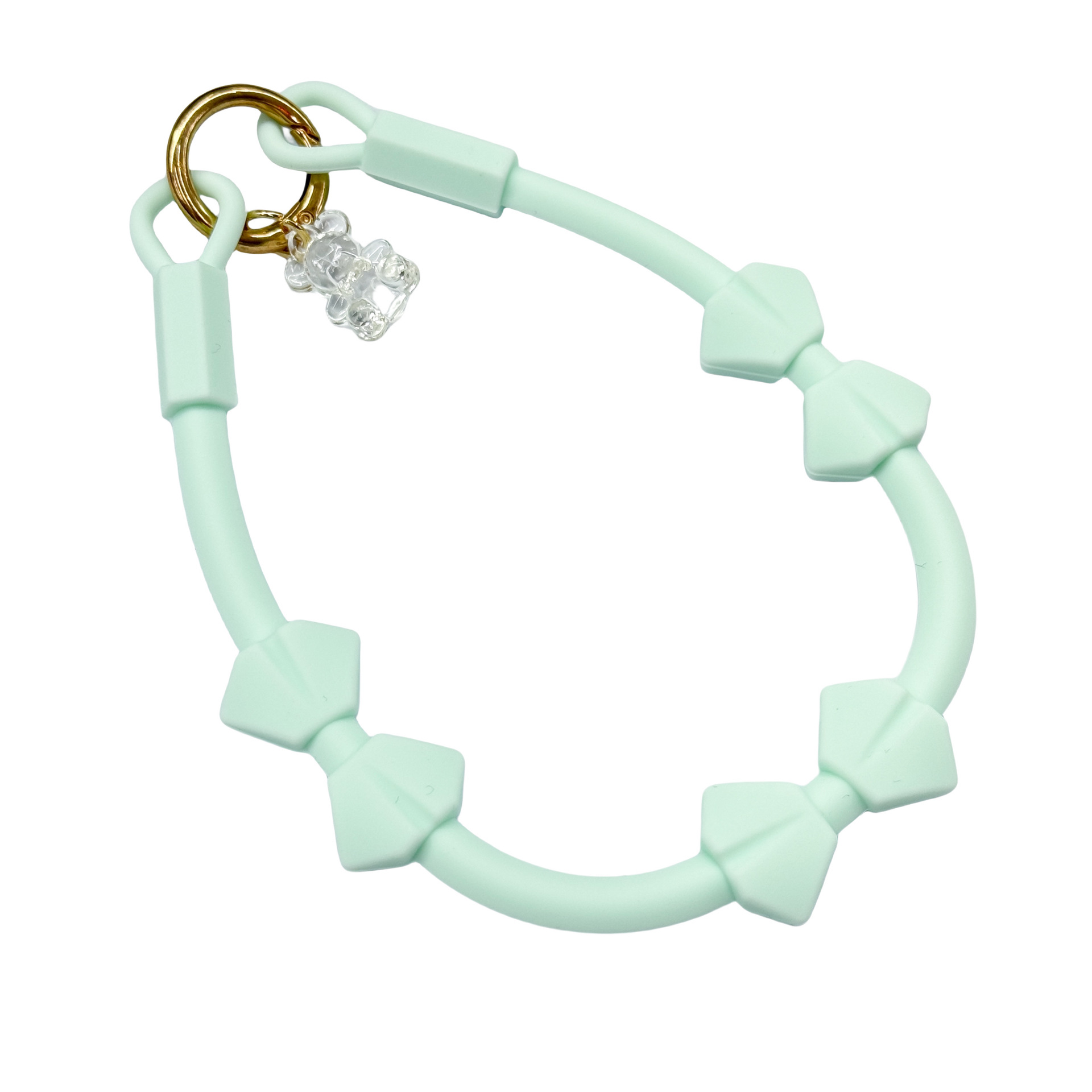 Boutique hecha a mano ins viento de alta calidad teléfono móvil colgante arco pulsera de silicona de moda teléfono móvil colgante / corto colgante