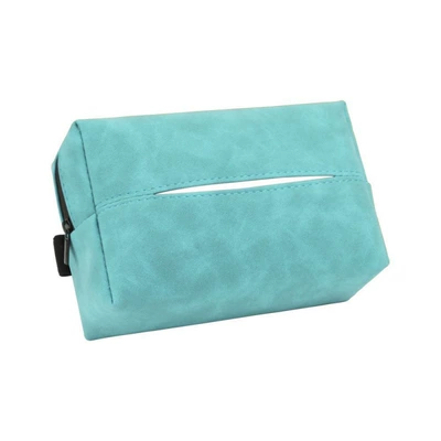 Bag, Car Interior Supplies, Car tissue box/set - sheep-bar-suede-tissue-box-tiffany-blue