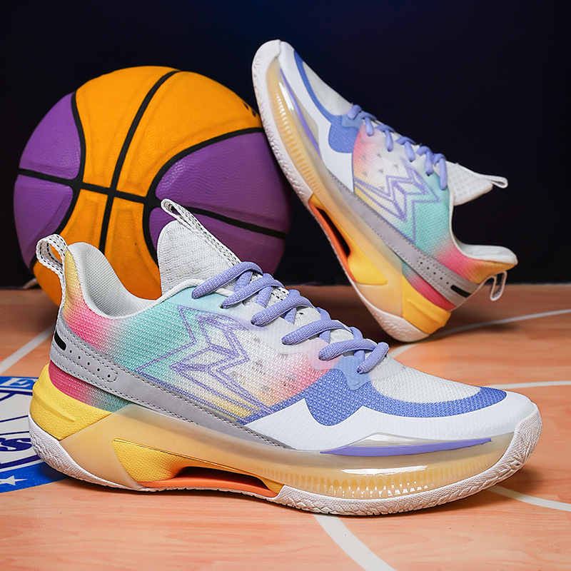 Bala non-slip basketball shoes for junior high school students, practical training, spring and summer, large size, breathable sports shoes Bala non-slip basketball shoes for junior high school students, practical training, spring and summer, large size, breathable sports shoes