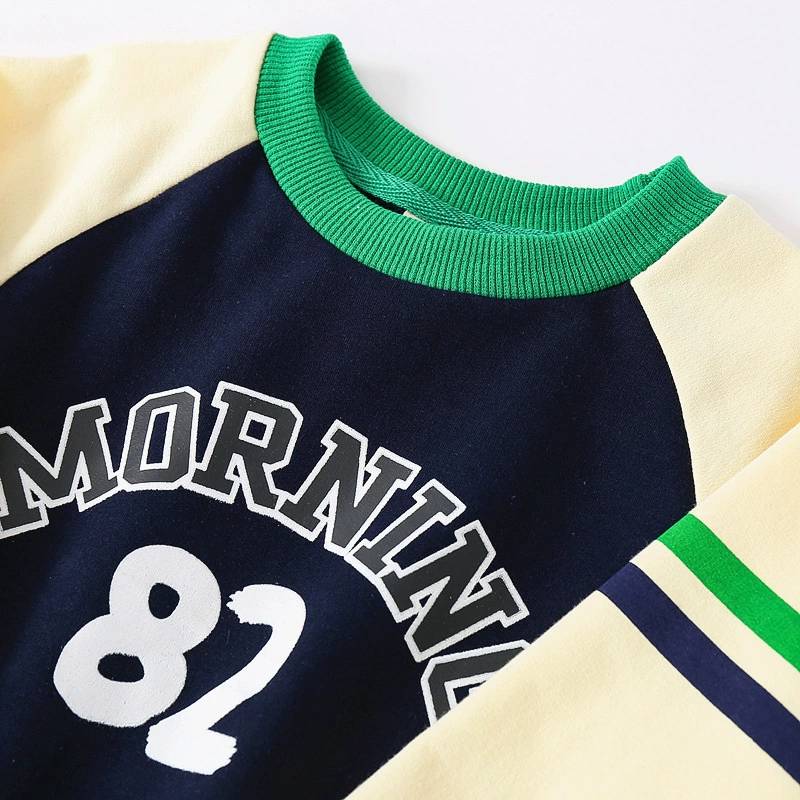 Children's spring sweatshirt for boys for leisure, Korean style, children's clothing