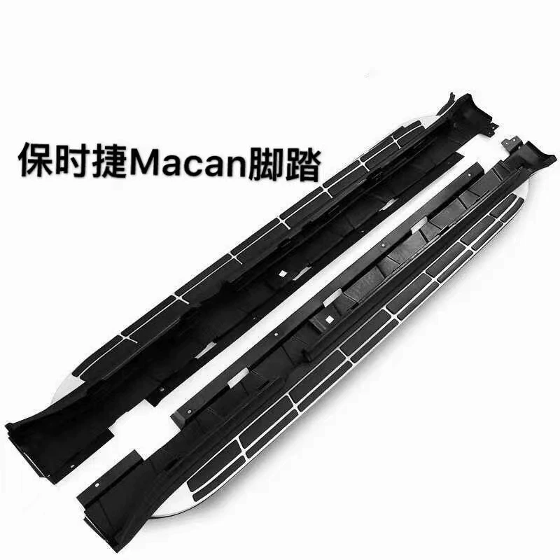 Подходит для 11-23 Porsche Cayenne Macan внешний вид боковая педаль фиксированная педаль утолщенная модификация автомобиля