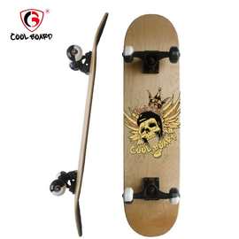 双翘滑板初学者儿童成年刷街板加枫东北枫减震四轮双翘入门专业板