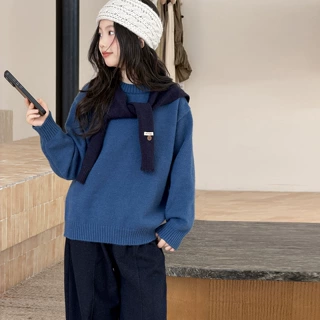 女童韩系秋季毛衣2026新款儿童时髦披肩针织衫时尚秋装中大童上衣