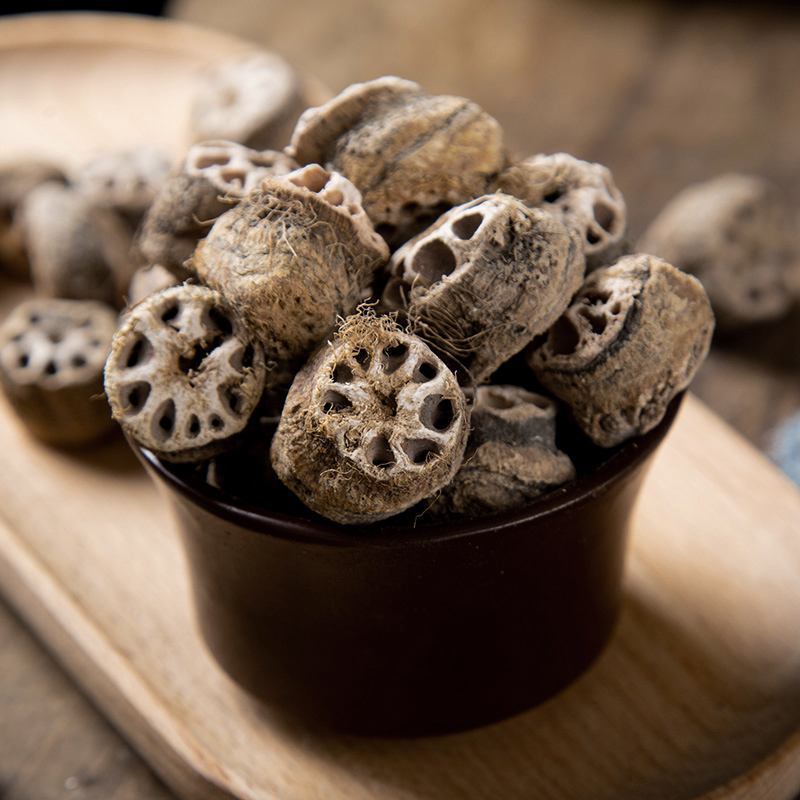Dried Lotus Node Slices Ou Jie 500g Nelumbo nucifera Rhizome Nodes Traditional Herbal Decoction Pieces key features