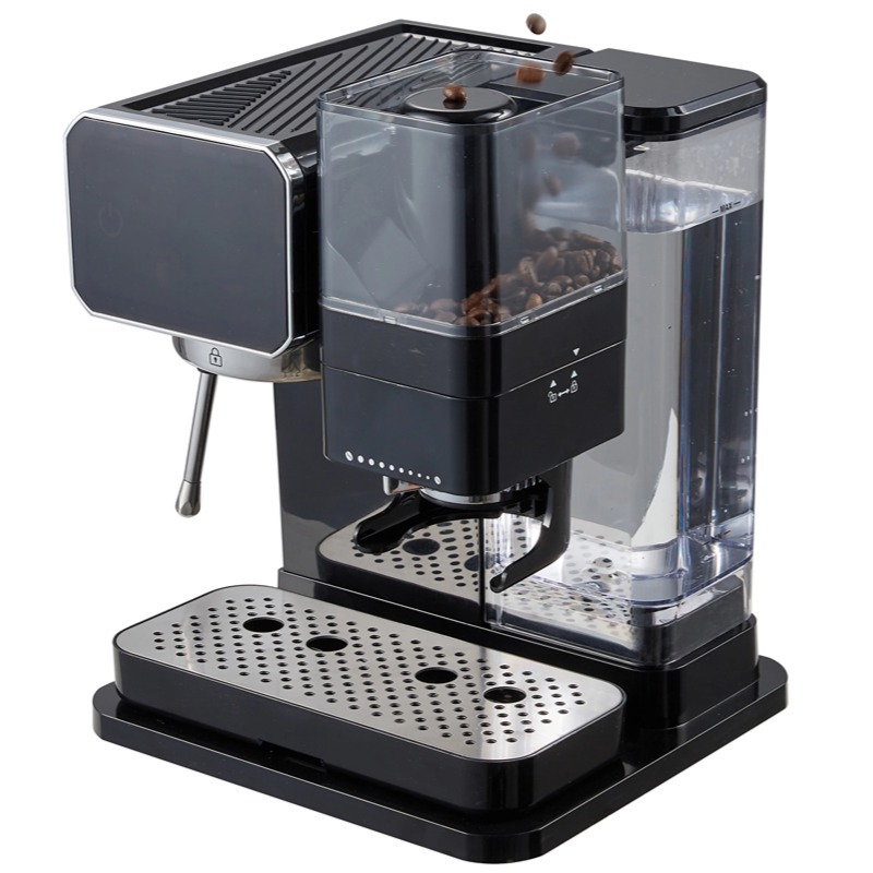 Máquina de café espresso con grano molido cónico de extracción 2 - en - 1 máquina de café semiautomática