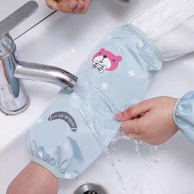 【包邮】加大加长款防水袖套女士成人家务办公防水素色劳保护衣物