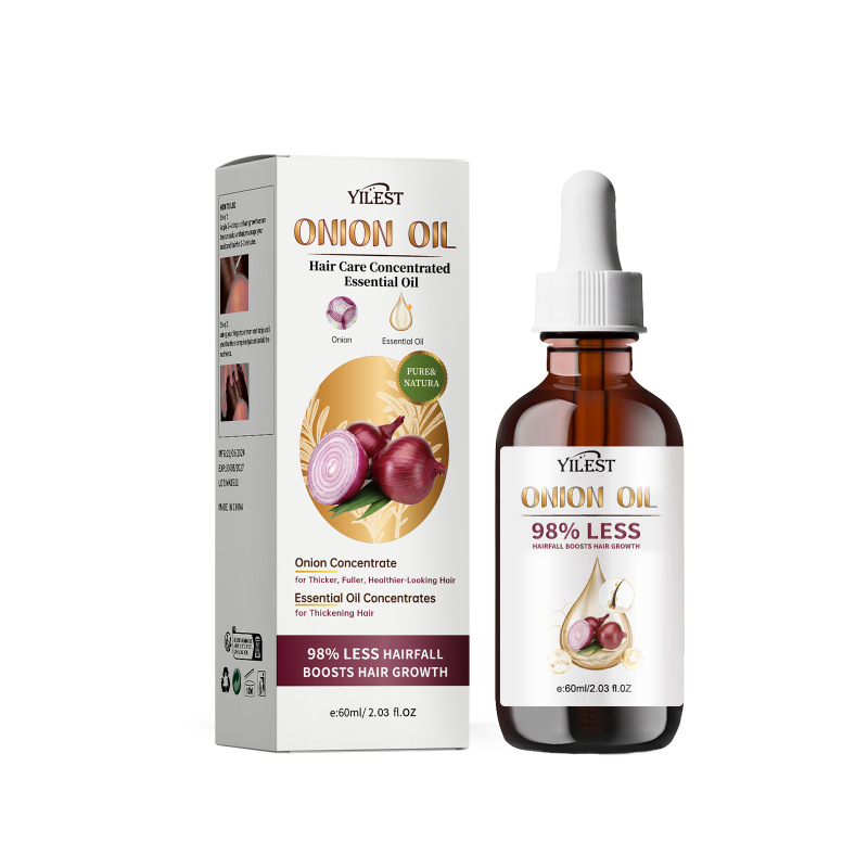 Transfronterizo no estándar cebolla biotina nutrimiento raíz cabello cuero cabelludo brillante cabello romero set champú image 11