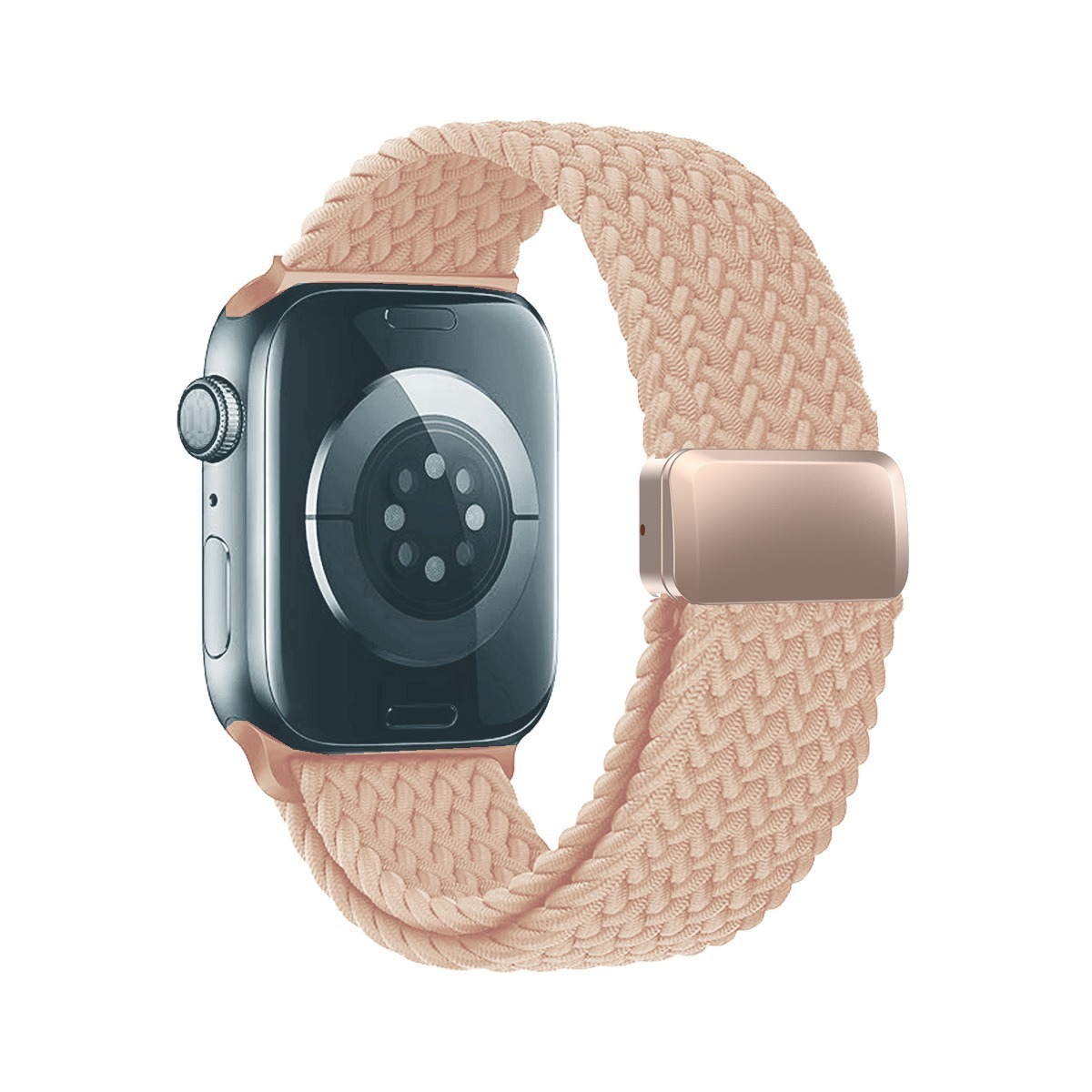 Applewatch10 ナイロン編組磁気時計ストラップ Apple iwach9876 Ultra SE 時計ストラップに適しています。