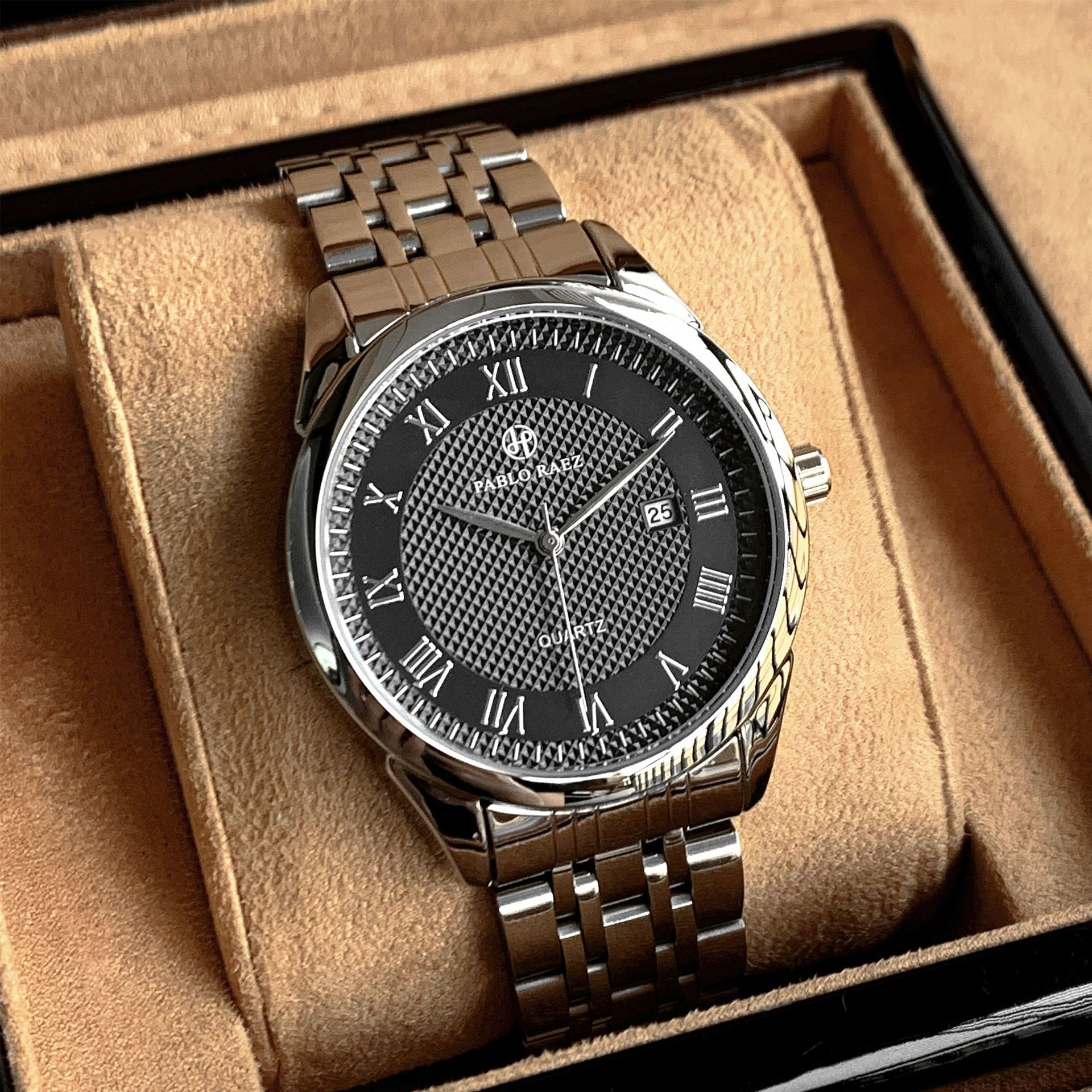  men's watch foreign trade popular waterproof fully automatic quartz watch cross-border e-commerce live broadcast one piece drop shipping wholesale_voghion.com