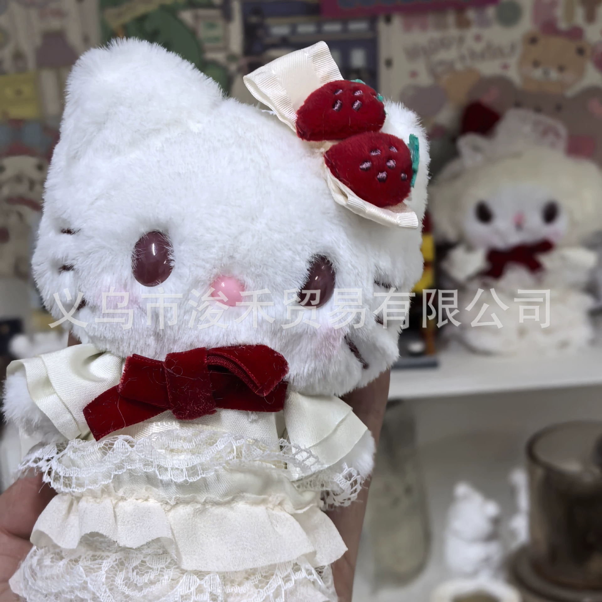 Плюшевая подвеска-брелок для ключей (Hello Kitty) симпатичная кукла, мягкая мини-плюша 10+ вариантов дизайна, подарок 0.038 кг