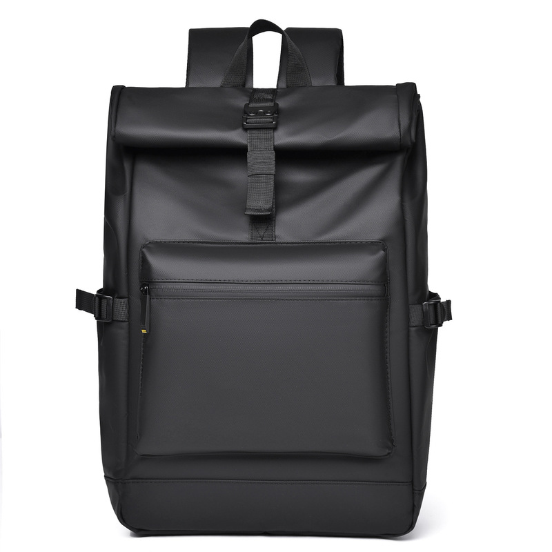 Cross-Border New Large-Capacity Waterproof Backpack for Men, Pu Travel Backpack for College Students, Casual Business Computer Backpack