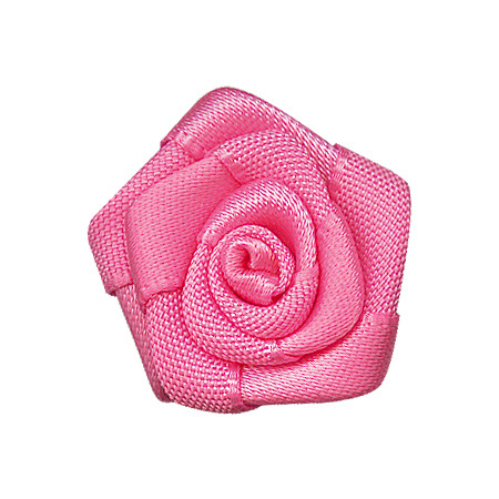 Yao Ming al por mayor 2cm rosa hecha a mano accesorios de ropa de decoración de flores de 5 puntos de rosa de cinco estrellas image 11