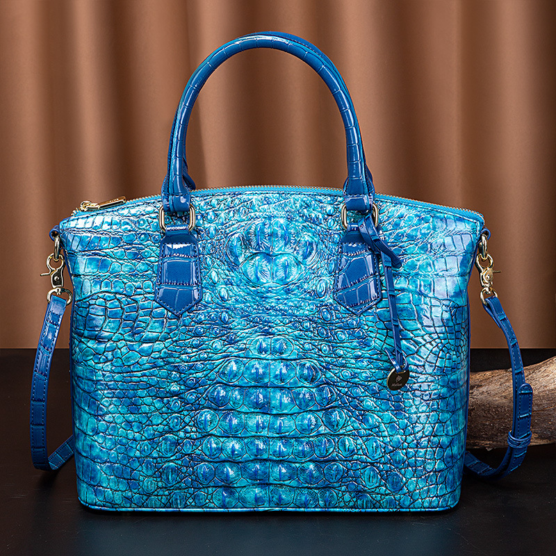 Crocodile Brahman 3D Neue Handtasche aus echtem Leder für Damen Doukuai Live Broadcast Organization_voghion.com