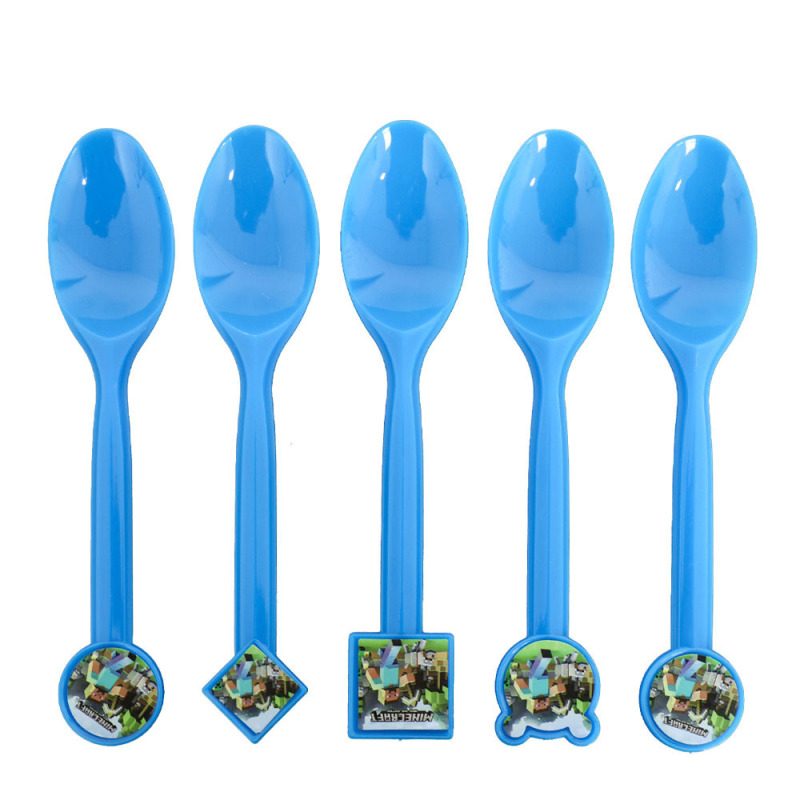 跨境现货我的世界主题生日派对用品绿色像素大战纸盘纸杯拉旗吊旋|undefined