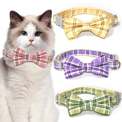 Pet Collar New Bowknot Cat Collar Manufacturer Wholesale Adjustable Cute Cat and Dog Collar