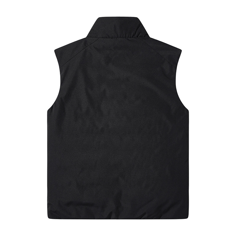 Nuevo chaleco transfronterizo al por mayor chaleco cálido de invierno masculino grupo ropa de trabajo abrazadera chaqueta pareja chaleco de pluma