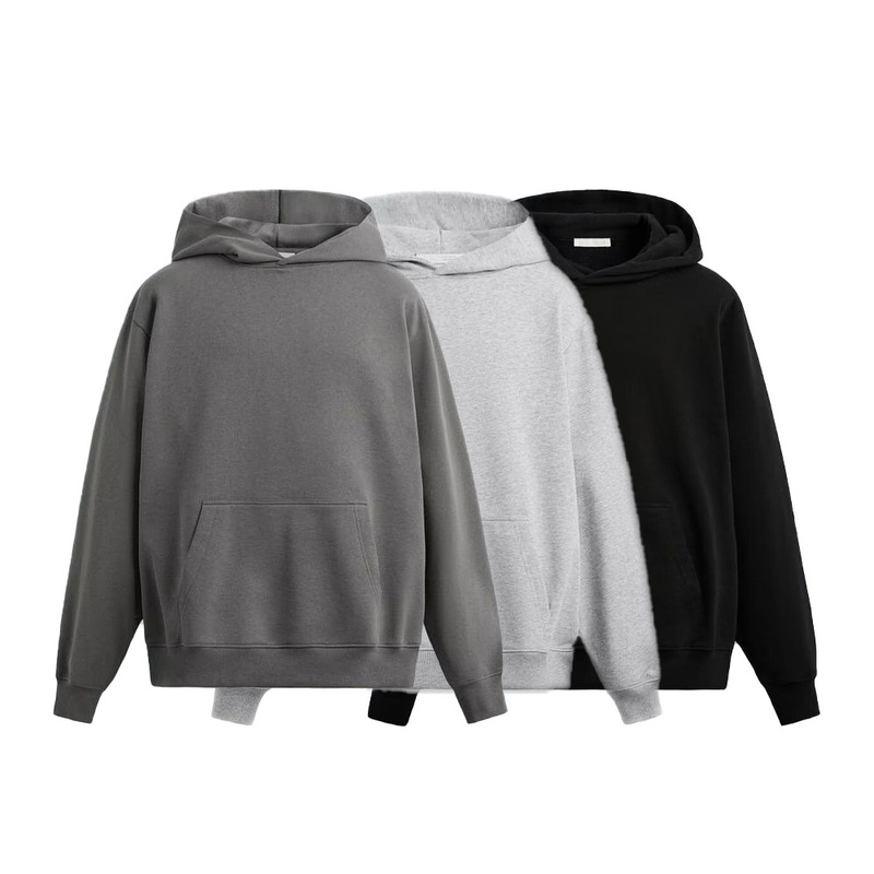 Pb&Za Cross-Border Foreign Trade New Men's Clothing Simple Multi-Color Loose Basic Hooded Sweatshirt 0761370