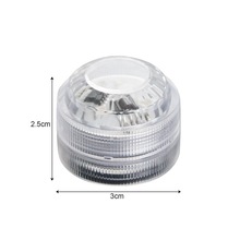 工厂现货小旋扭防水圆形潜水灯可换电池七彩小型灯遥控led花瓶灯