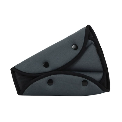 Car Triangle Holder Soft Seat belt shoulder pad - triangle-retainer-gray-235185cm