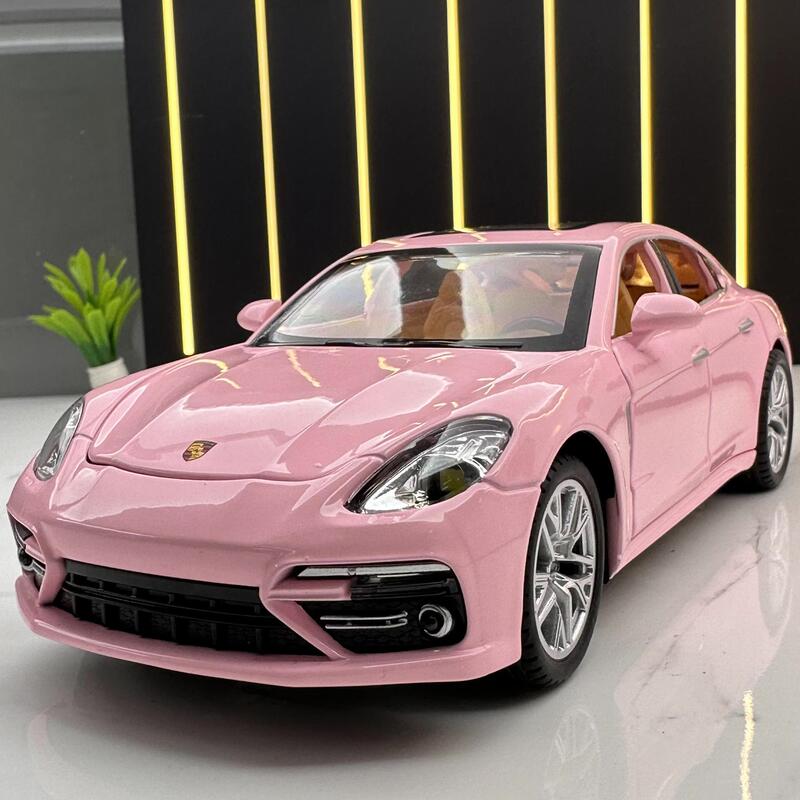 Weili alloy car model 1:24 Pa Lamela sedan running sound and light pull back toy car off-road model ornaments collection