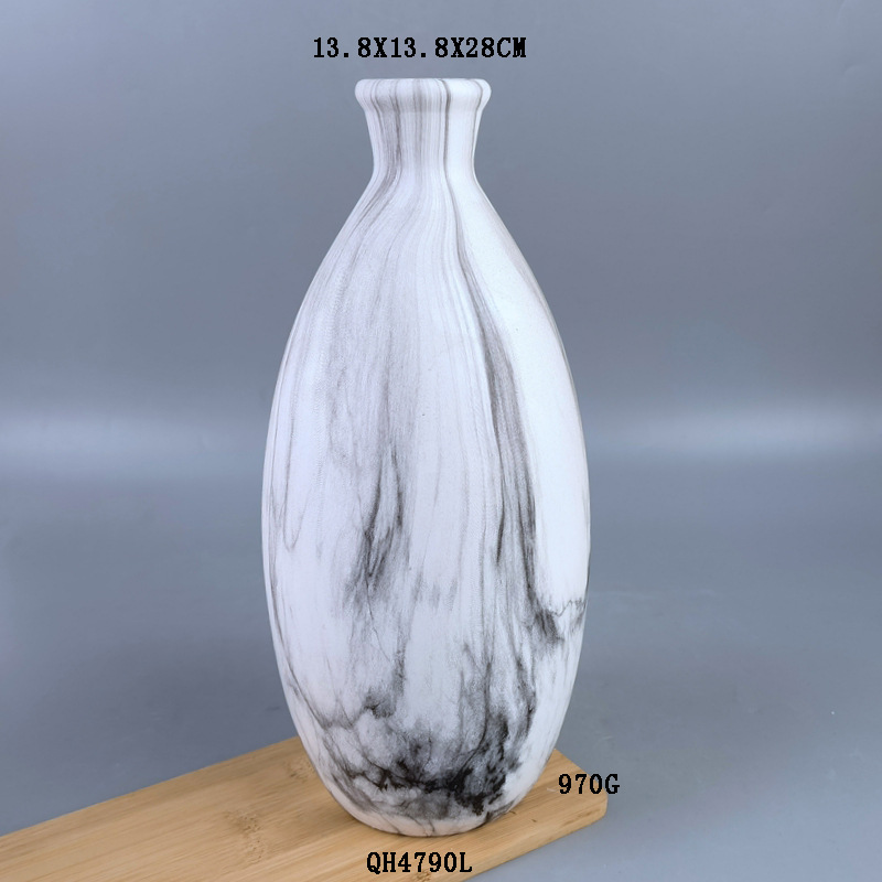 Comercio exterior Exportación estilo europeo florero de cerámica cara maceta de cerámica decoración de flores arreglo floral color esmalte titular de la flor decoración suave del hogar