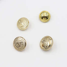 热销厂家可定 制logo锌合金金属服饰牛仔裤四合摇头扣手缝工字扣