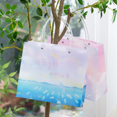 Creative PP plastic tote bag wholesale birthday gift bag high-end printed gift bag wedding favor bags