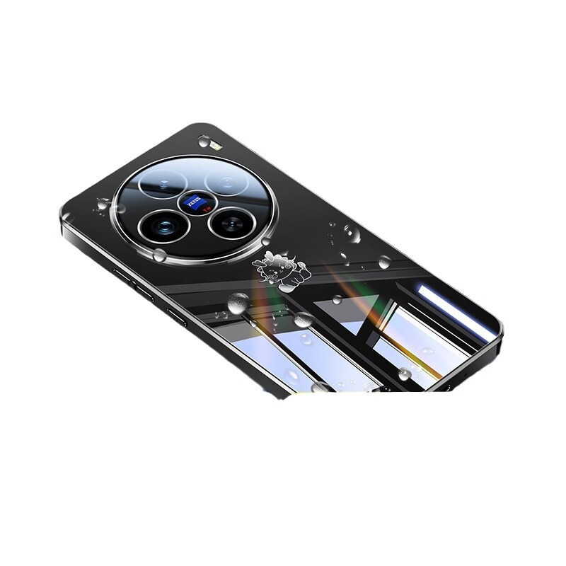 vivoX100s 携帯電話ケース x100sPro 電気メッキミラーガラス保護カバー超レンズオールインクルーシブに適しています。|undefined