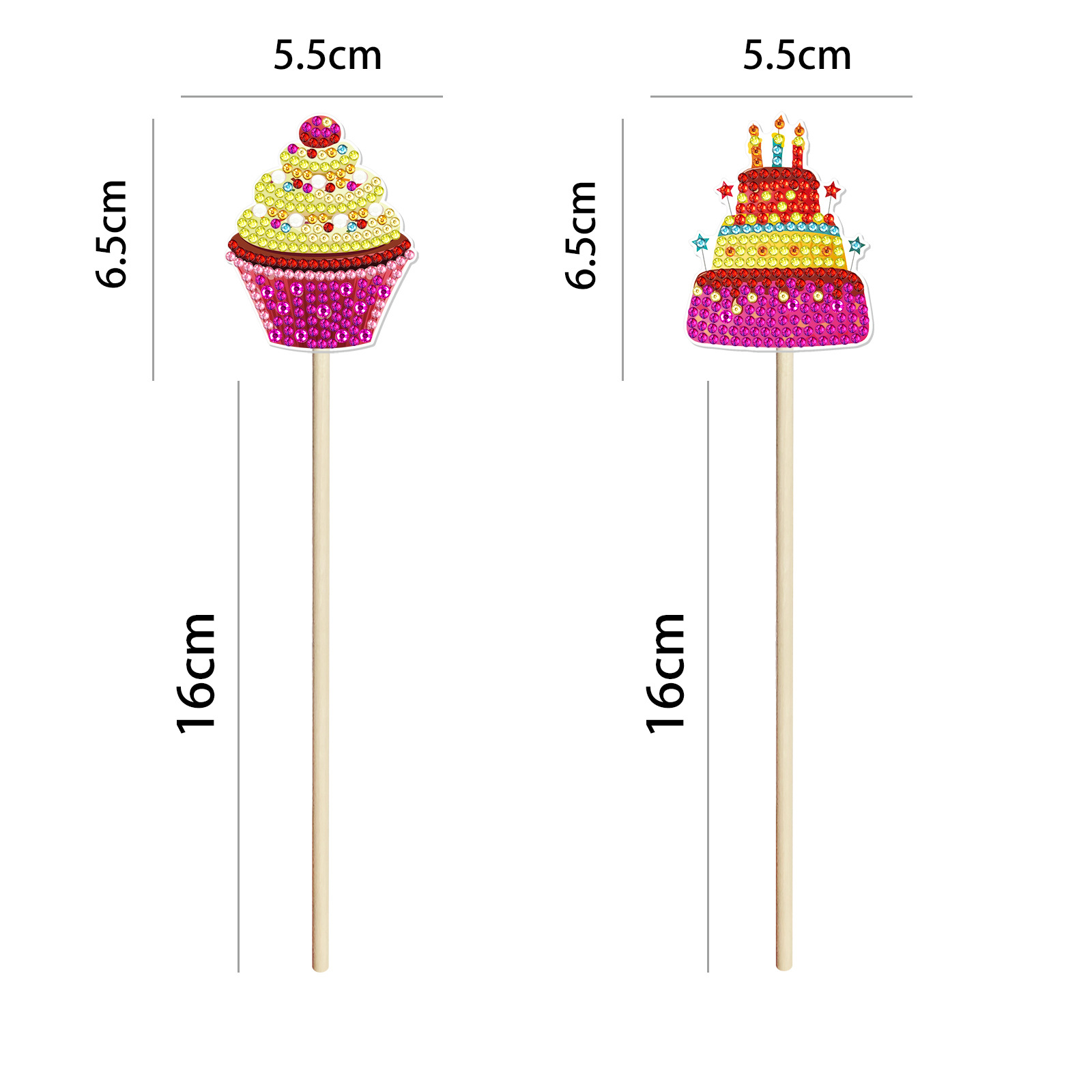 Accesorios para pintura de diamantes: Nuevos adornos de flores y plantas en maceta para pintura de diamantes DIY, palitos decorativos de la serie mandala 5D con diamantes completos.