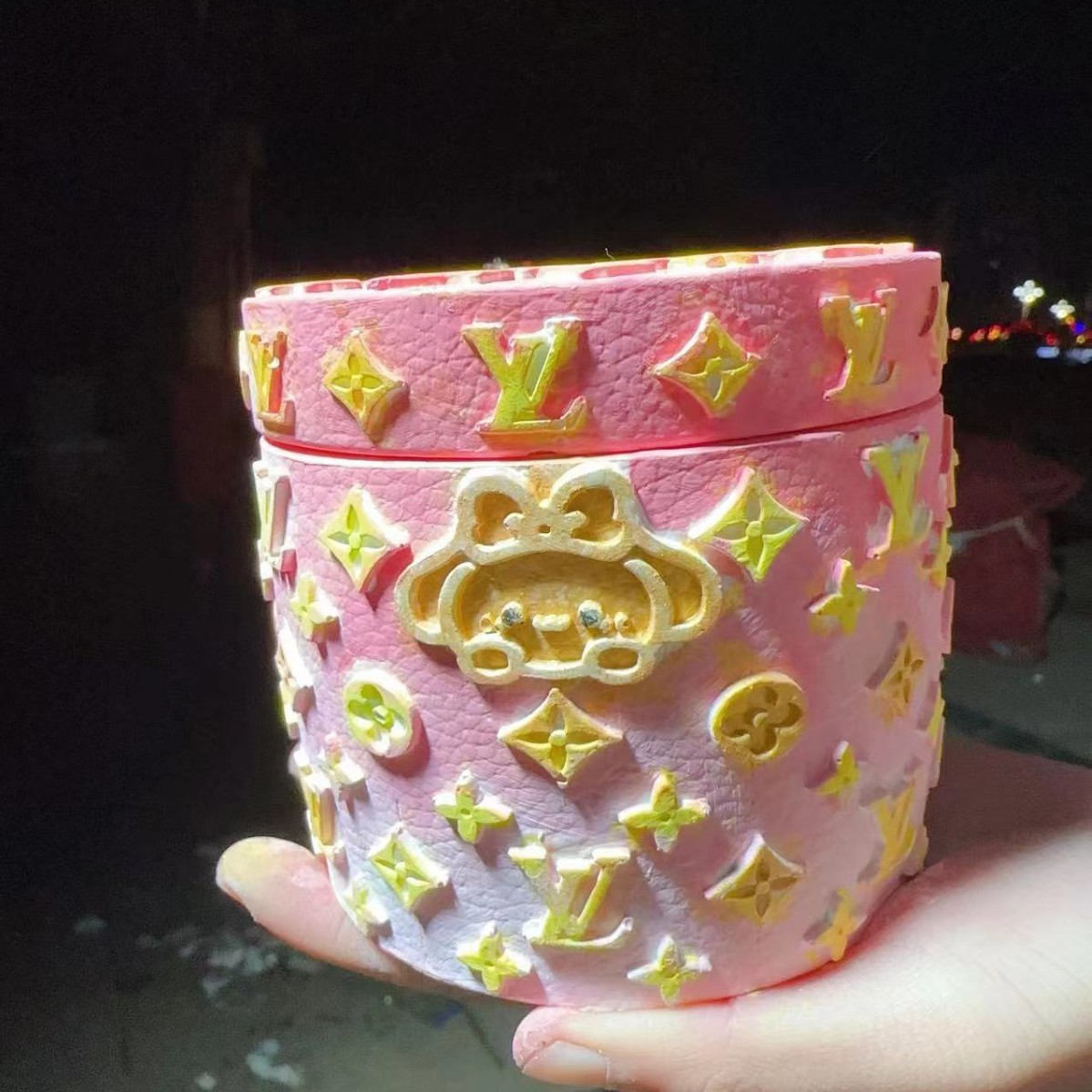 유명 브랜드 보관함 흰색 배아 [10*9cm]