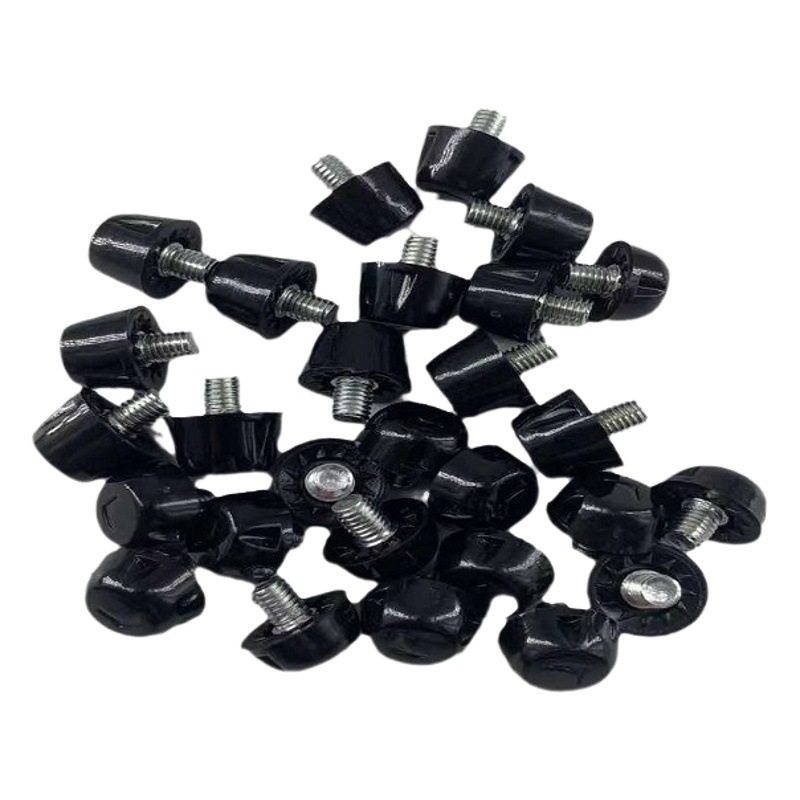 New Product Black/Rubber Nails/ Football Nails Tpu Plastic Nails Football Shoe Replacement Nails Screw Diameter M5