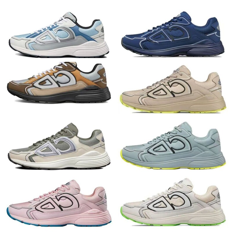 Putian Shoes Foreign Trade Cd New Versatile Trendy Breathable Sports Shoes for Men and Women, Dad Shoes with Letter B30, Height-Increasing Shoes