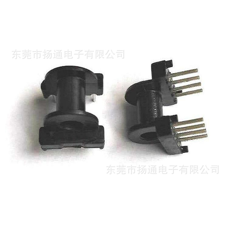 EP10高频变压器骨架EP10卧式单槽直插4+4针  电木材质