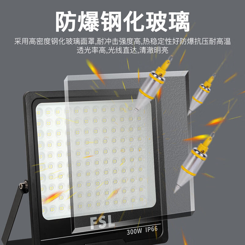 FSL Foshan iluminación LED luz de inundación al aire libre impermeable IP66 ingeniería iluminación de calle iluminación de patio