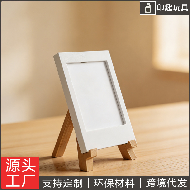 Cross-border bestseller: 3D printed mini easel photo frame, turns photos into instant pictures, insert photo