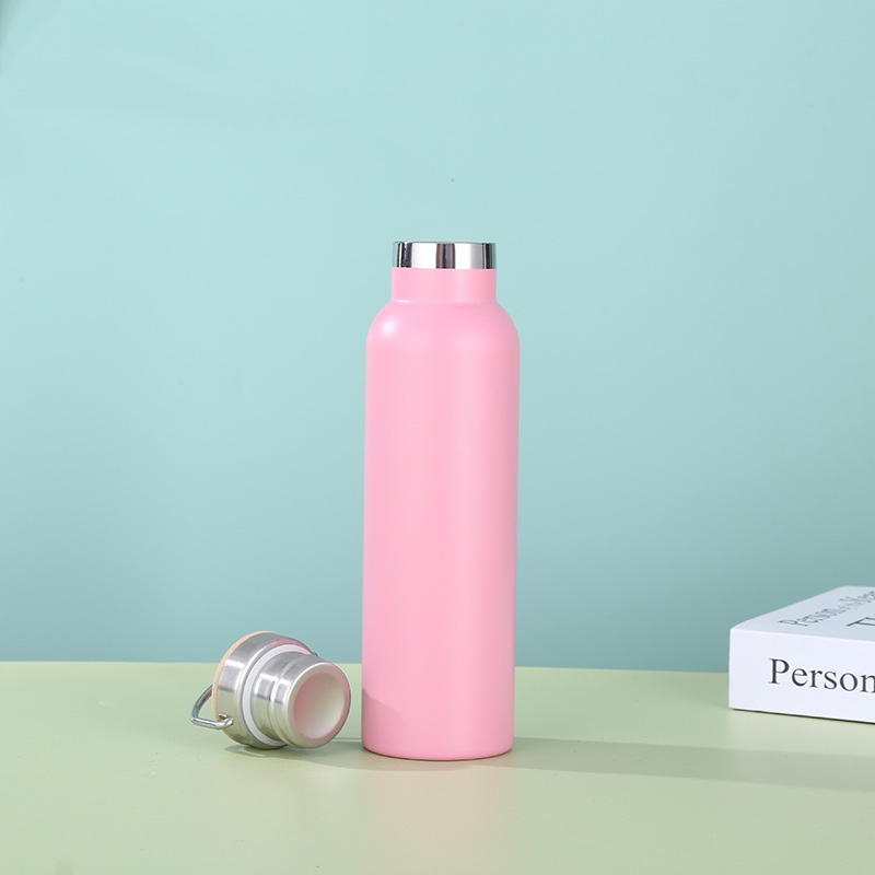 El suministro transfronterizo de acero inoxidable 304 deportes hervidor americano boca grande olla de escalada de doble capa de vacío termo taza al por mayor