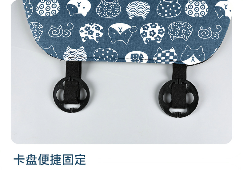 New Breathable Fabric Cartoon Casual Cute Fashion Comfortable Trendy Cool Multi-Piece Car Seat Cushion All Year Round