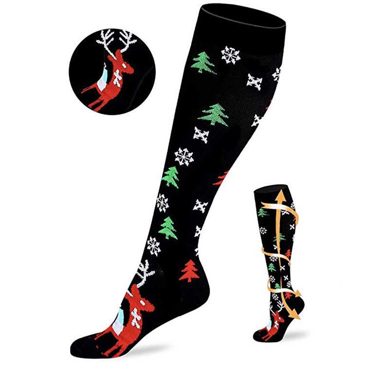 Unisex Christmas Cartoon Nylon Crew Socks A Pair display picture 3