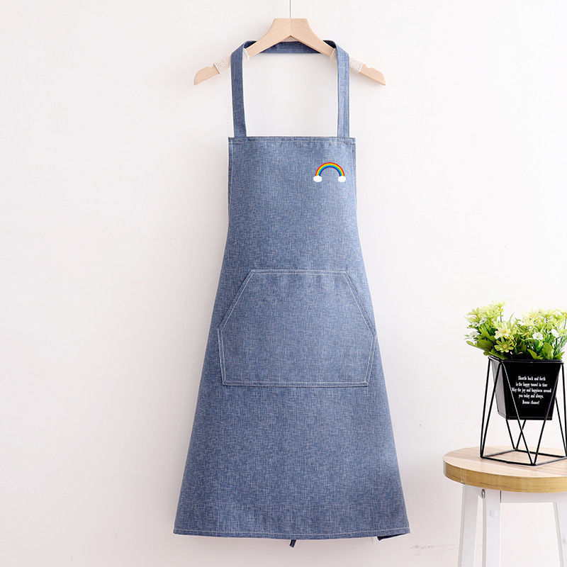 목화 캔버스 매달려 목-데님 Yuanbao 포켓 작은 무지개