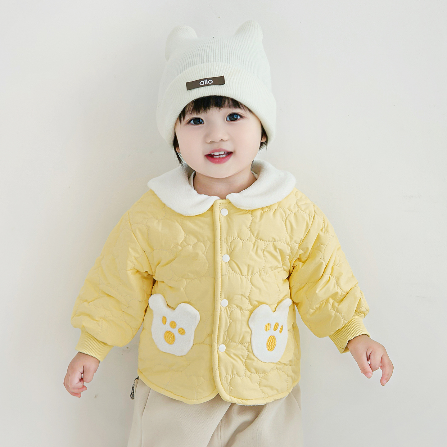 Chaqueta de algodón para bebés otoño y invierno chaqueta de algodón caliente para niños chaqueta de invierno chaqueta de algodón para niñas chaqueta de algodón para bebés chaqueta de algodón