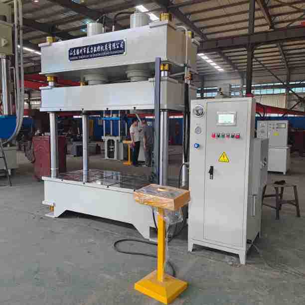 100吨160吨三梁四柱液压机金属冷挤压加工自动半自动小台面液压机