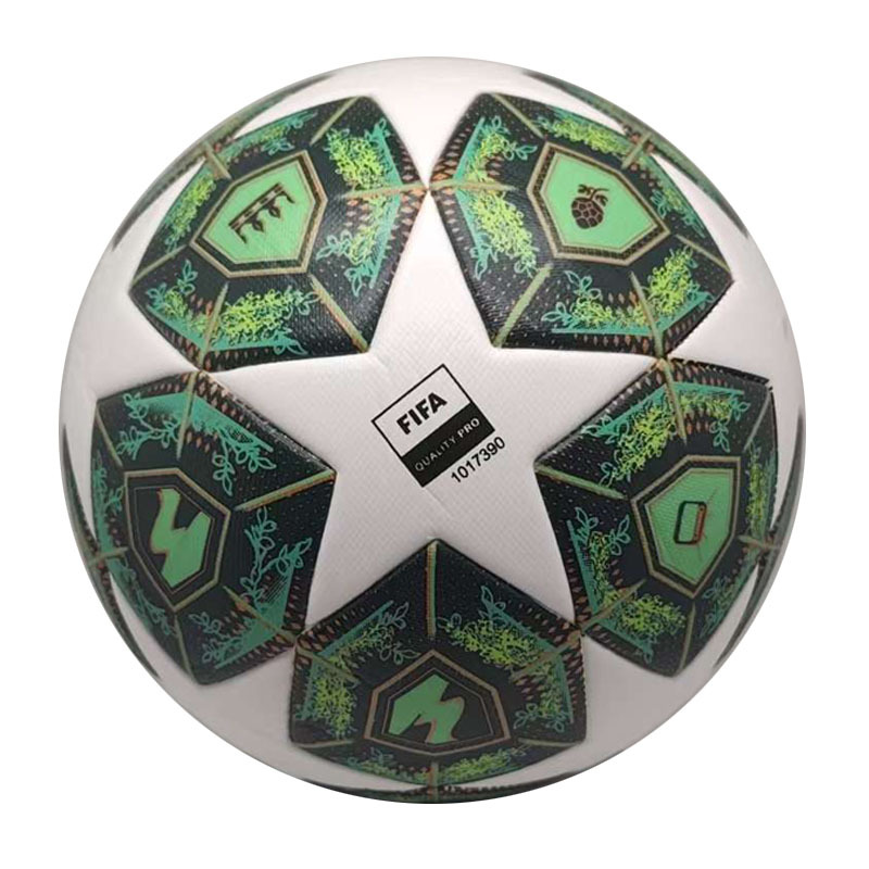 Nuevo número 5 Copa del Mundo de fútbol Copa de Europa Copa América Liga de Campeones con pegado caliente ppu adhesivo 4 fútbol al por mayor