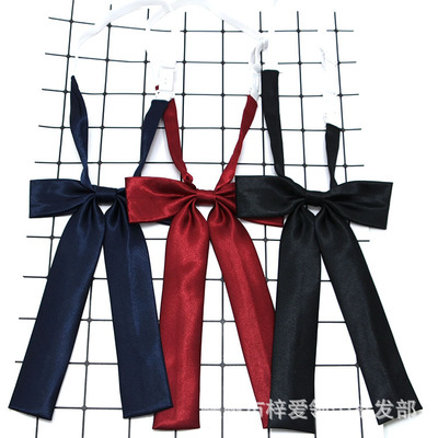 领结纯色小长柄领花JK风水手服校服领花厂家批发来样定制纯色领花