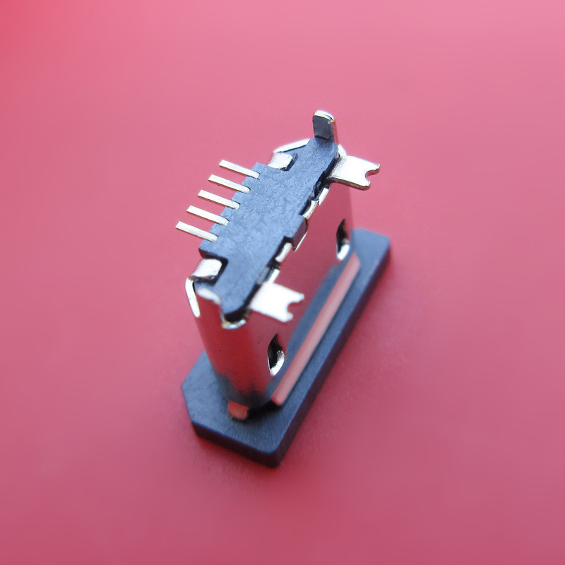 Spot vertical patch/MICRO base 5p B 180 degree vertical patch SMT Mini MK interface with rubber plug