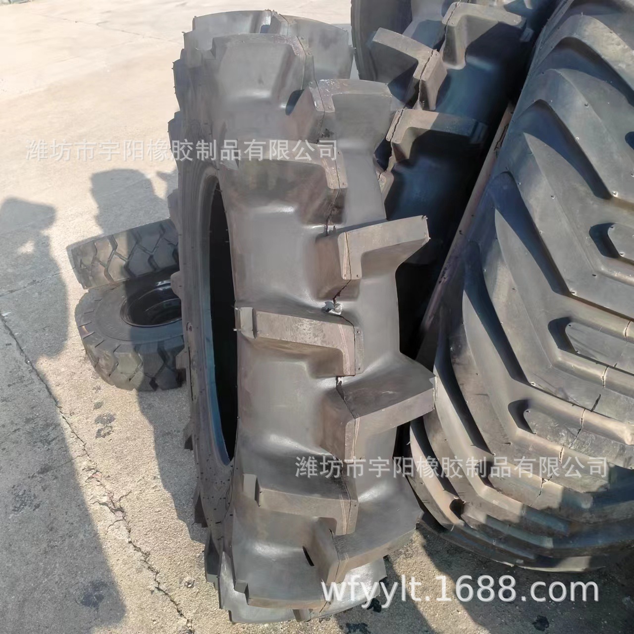9.5-20  农用拖拉机轮胎   水田高花轮胎 花纹深度8公分