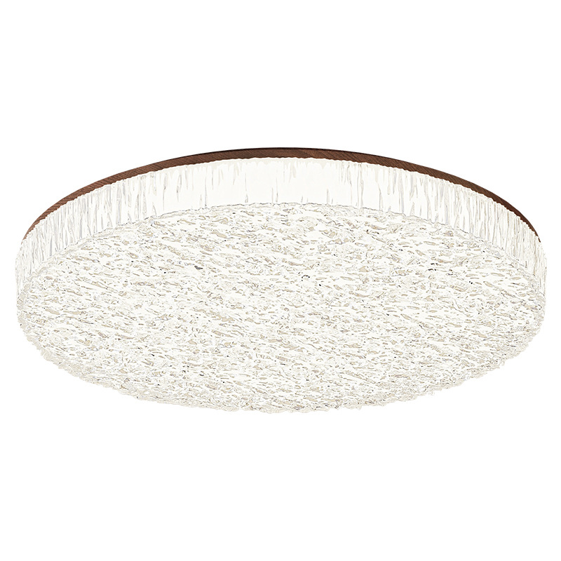 Lámpara de sala de estar de espectro completo italiana lujosa luz de techo antiguo de alto nivel de grietas de hielo para proteger los ojos de la lámpara 461L
