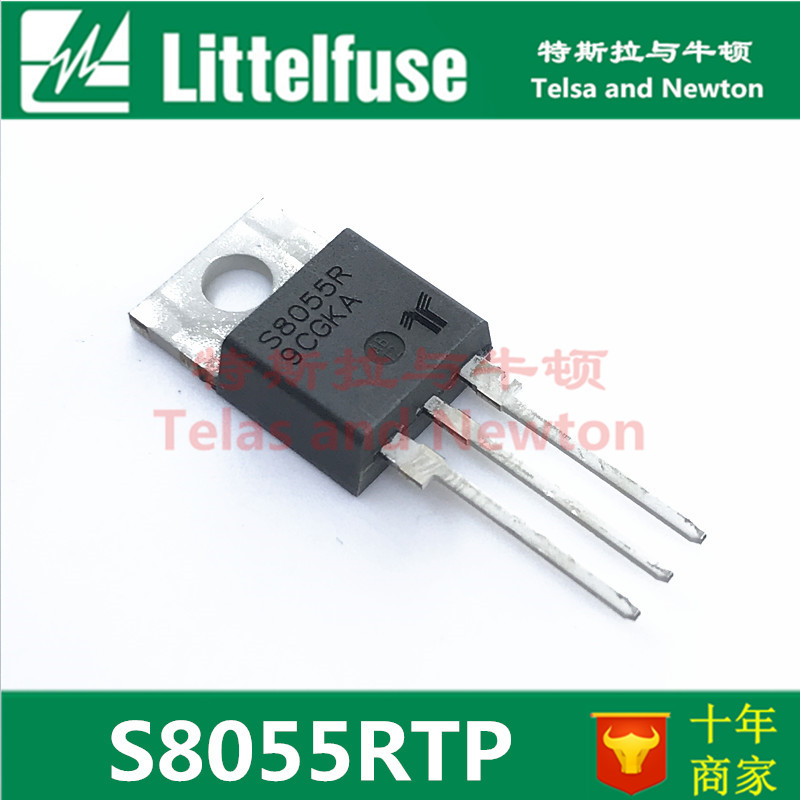 大功率单向可控硅晶体管 55A 800V TO-220 (LITTELFUSE) S8055RTP