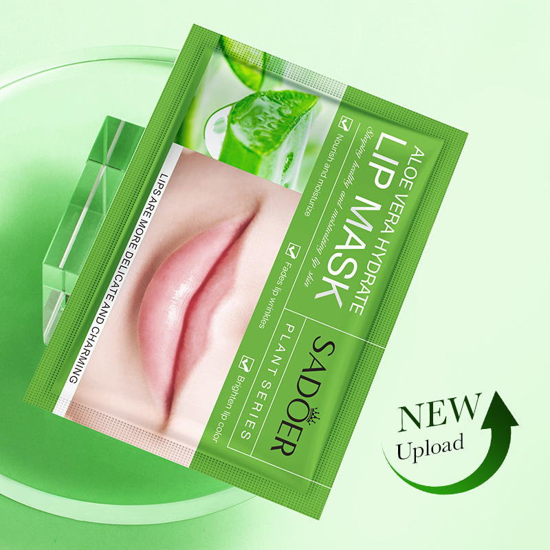 SADOER Aloe Vera Moisturizing Nourishing Lip Mask for Preventing Dry and Cracking_voghion.com