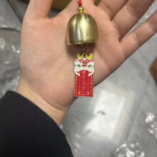 新年喜庆祝福 圣诞节门挂饰门挂吊坠配件风铃diy小饰品材料批发